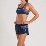 Zoot Sports RUN BOTTOMS WOMENS LTD RUN 3" CLASSIC SHORT - BLUE ROAR