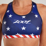 Zoot Sports Womens LTD Triathlon Bra - Stars & Stripes