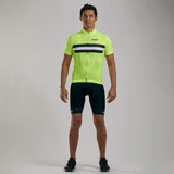 Zoot Sports Cycle Apparel Mens Core + Cycle Jersey - Safety Yellow