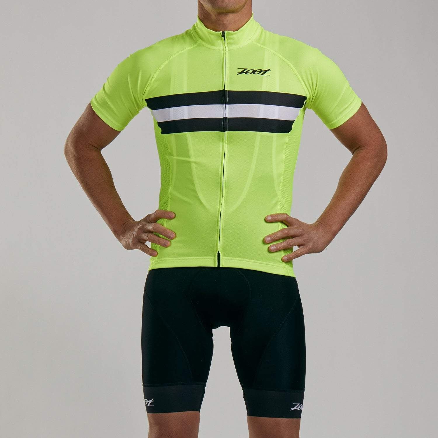 Zoot Sports Cycle Apparel Mens Core + Cycle Jersey - Safety Yellow