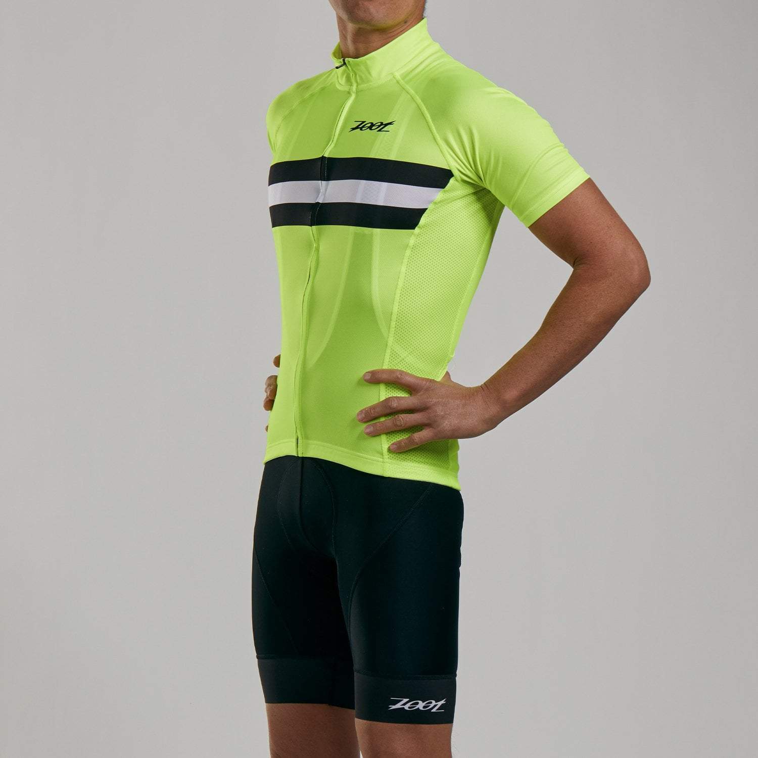 Zoot Sports Cycle Apparel Mens Core + Cycle Jersey - Safety Yellow