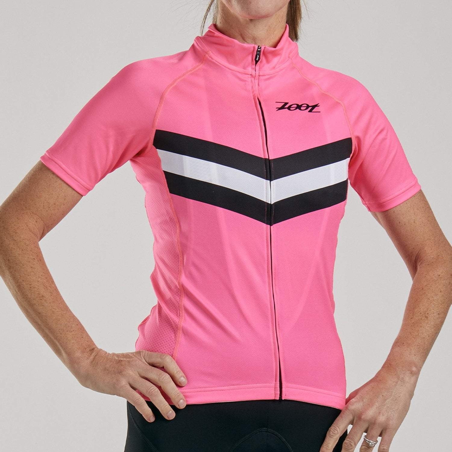 Womens pink hotsell cycling jersey