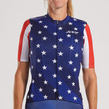 Zoot Sports Womens LTD Cycle Aero Jersey - Stars & Stripes