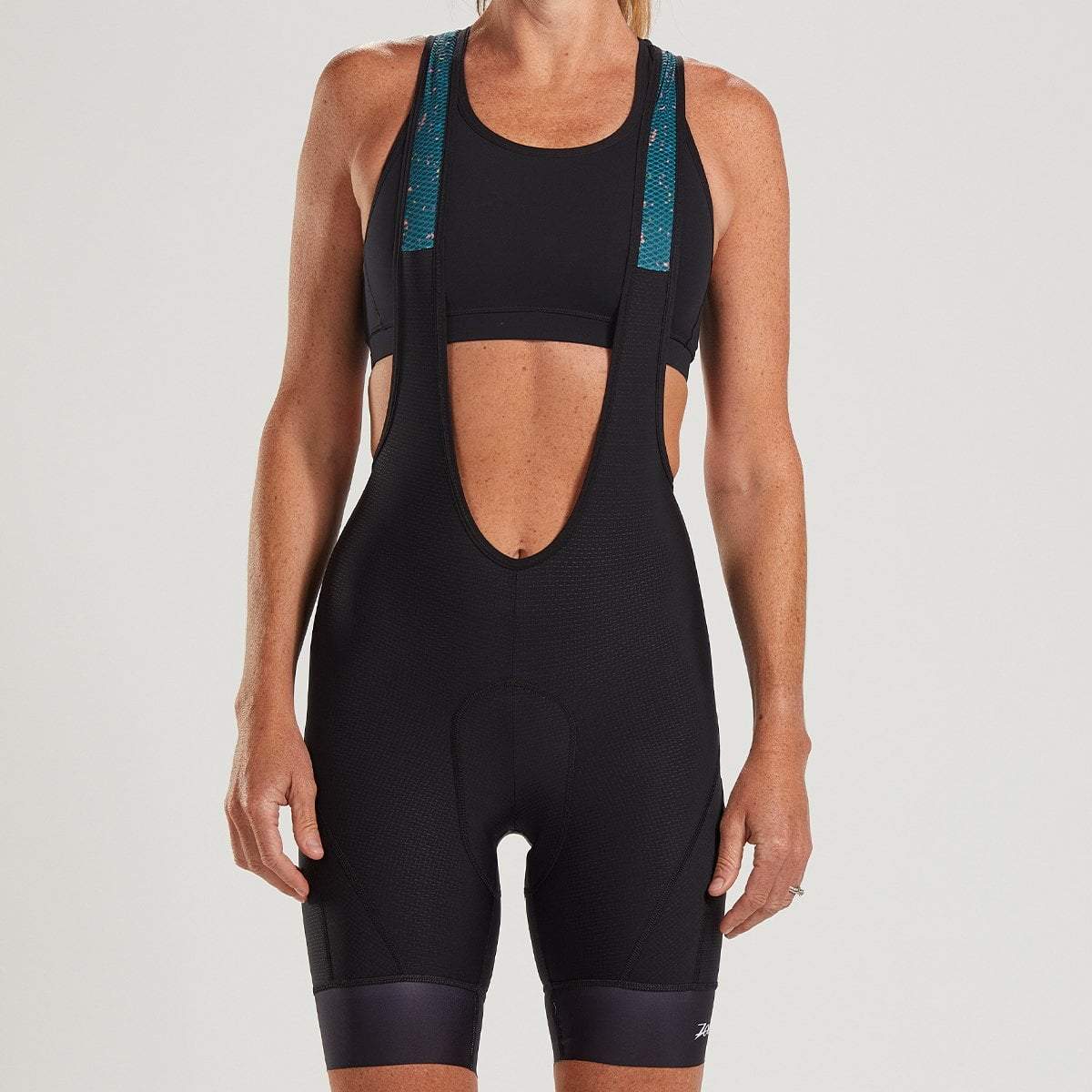 Zoot Sports Womens Recon Cycle Bib - Coal Black