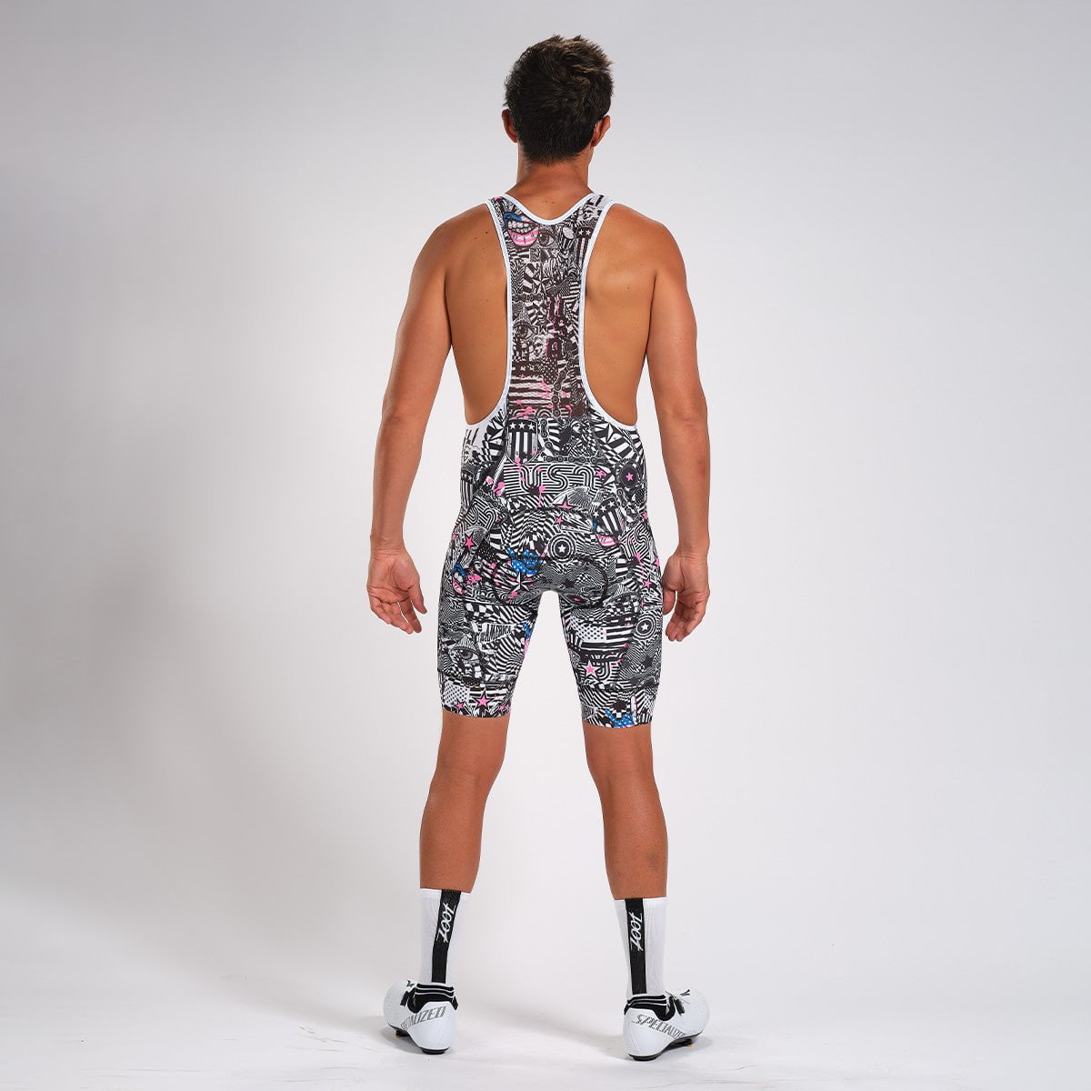 Zoot Sports Cycle Bottoms Mens LTD Cycle Bib - American Rebel