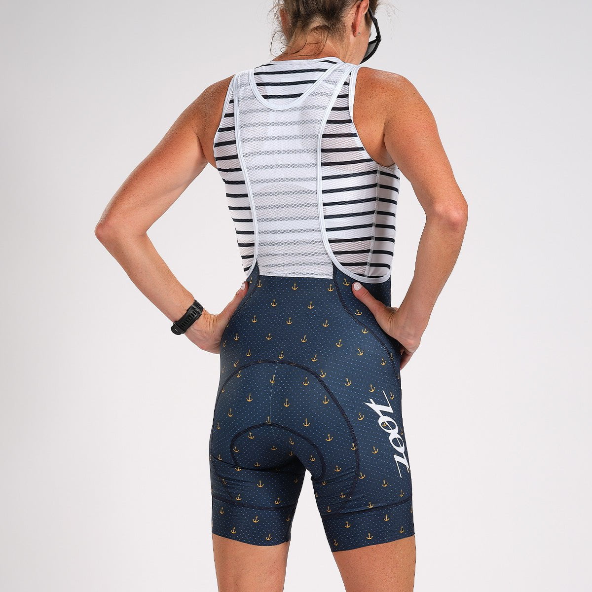 Zoot Sports Cycle Bottoms Womens LTD Cycle Bib - Anchors Away