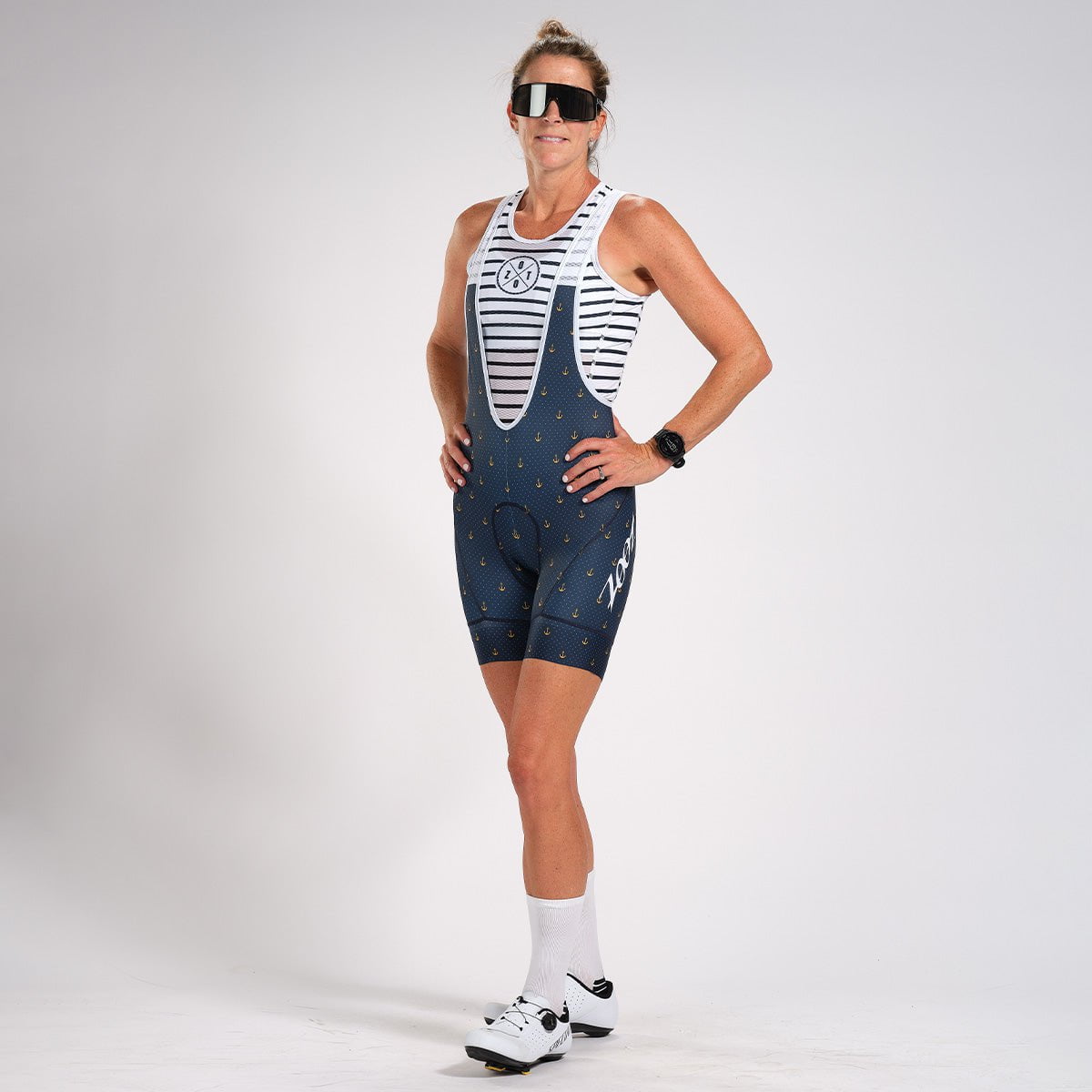 Zoot Sports Cycle Bottoms Womens LTD Cycle Bib - Anchors Away