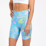 Zoot Sports CYCLE BOTTOMS WOMENS LTD CYCLE HIGH WAIST SHORT - LIVE ALOHA