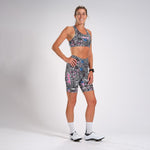 Zoot Sports Cycle Bottoms Womens LTD High Waist Cycle Short - American Rebel