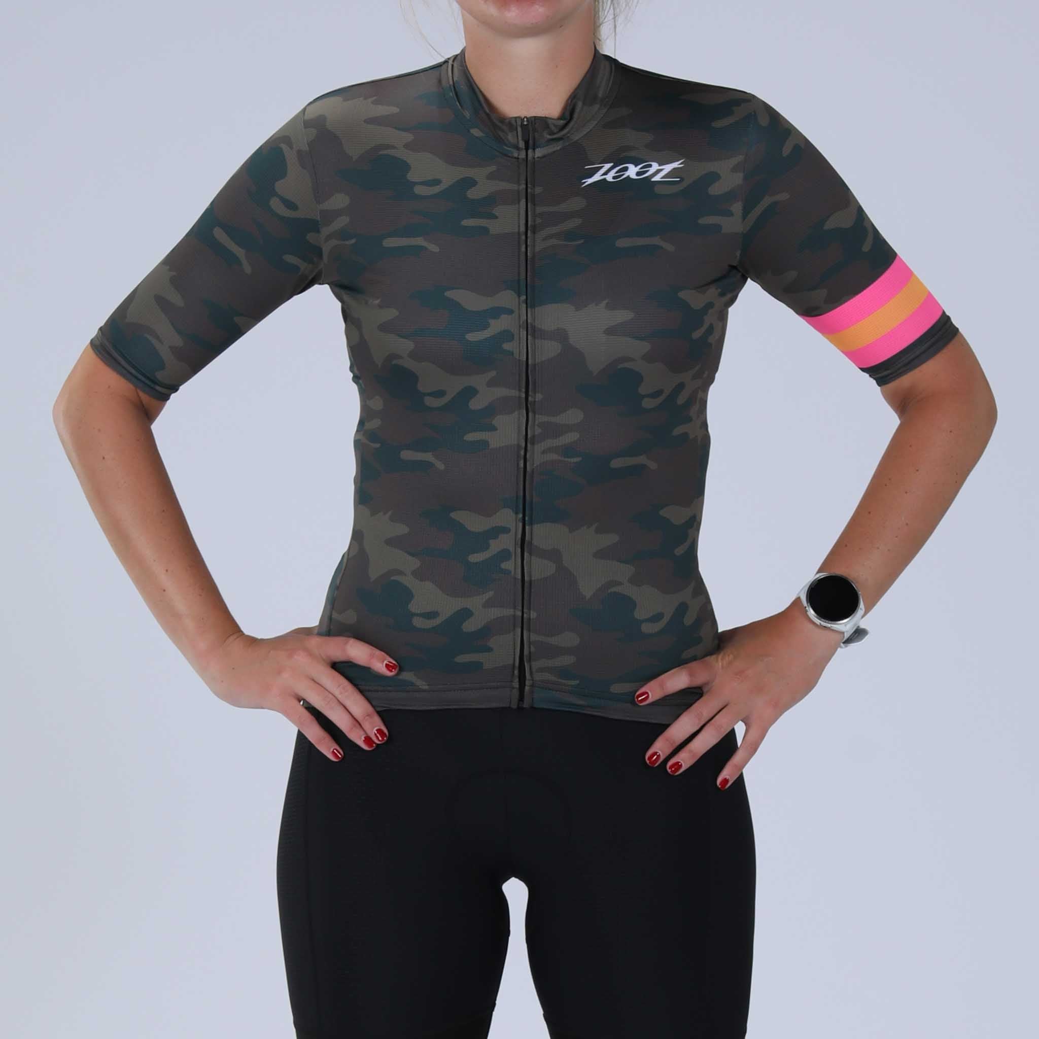 Zoot Sports CYCLE JERSEYS Womens LTD Cycle Aero Jersey - Cali Camo