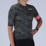 Zoot Sports CYCLE JERSEYS Womens LTD Cycle Aero Jersey - Cali Camo