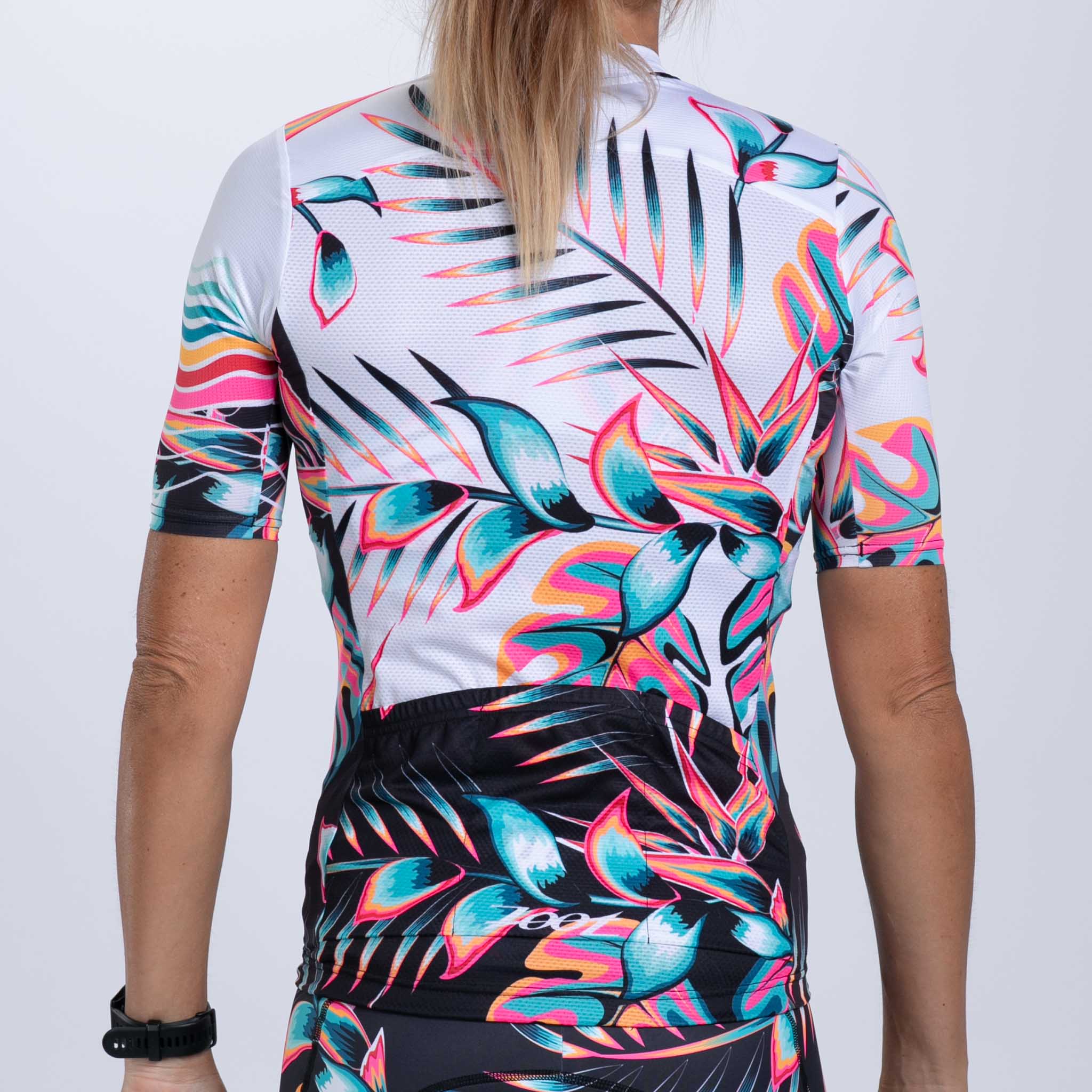 Zoot Sports CYCLE JERSEYS Womens LTD Cycle Aero Jersey - Koa Tropical