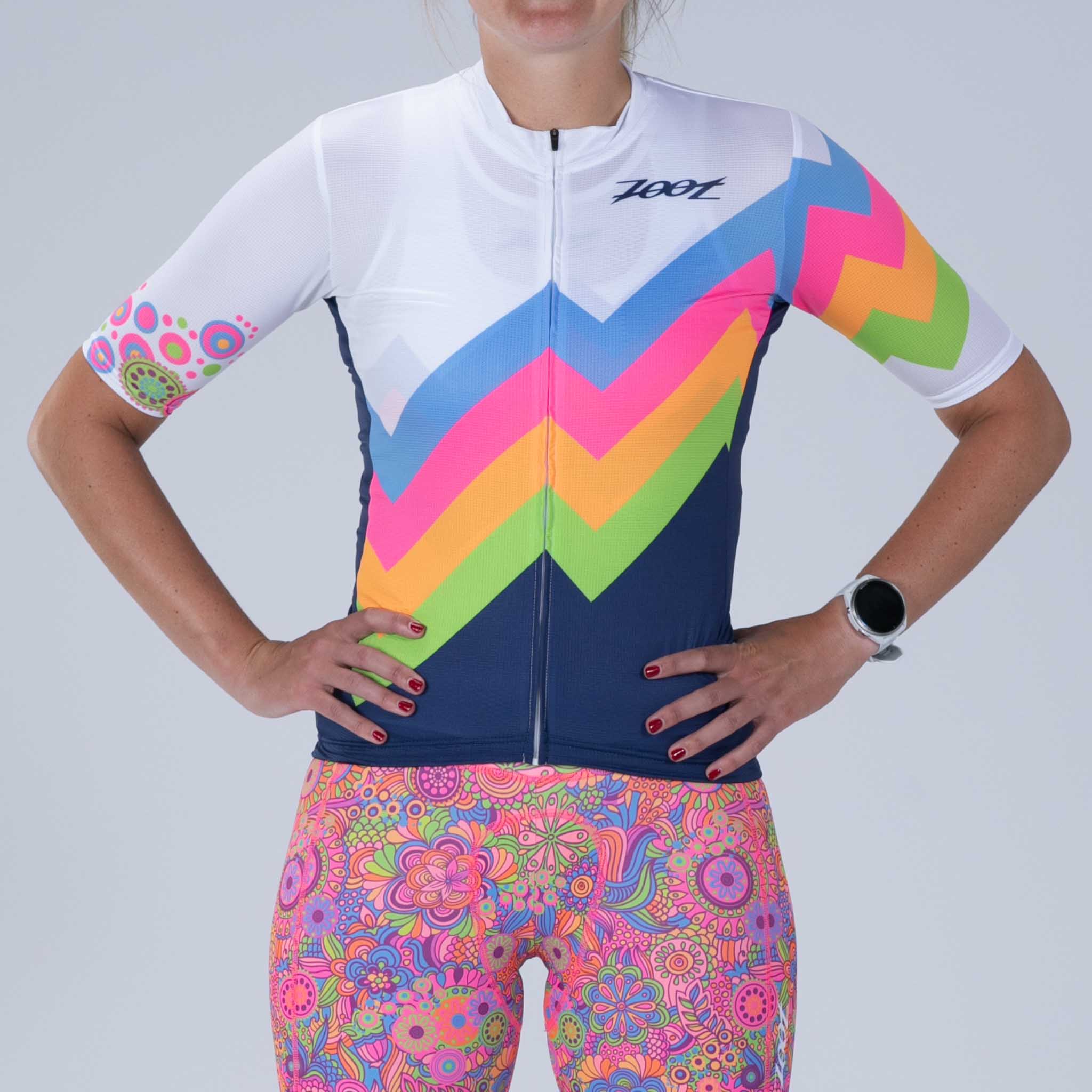 Zoot Sports CYCLE JERSEYS Women's Ltd Cycle Aero Jersey - Salty Groove