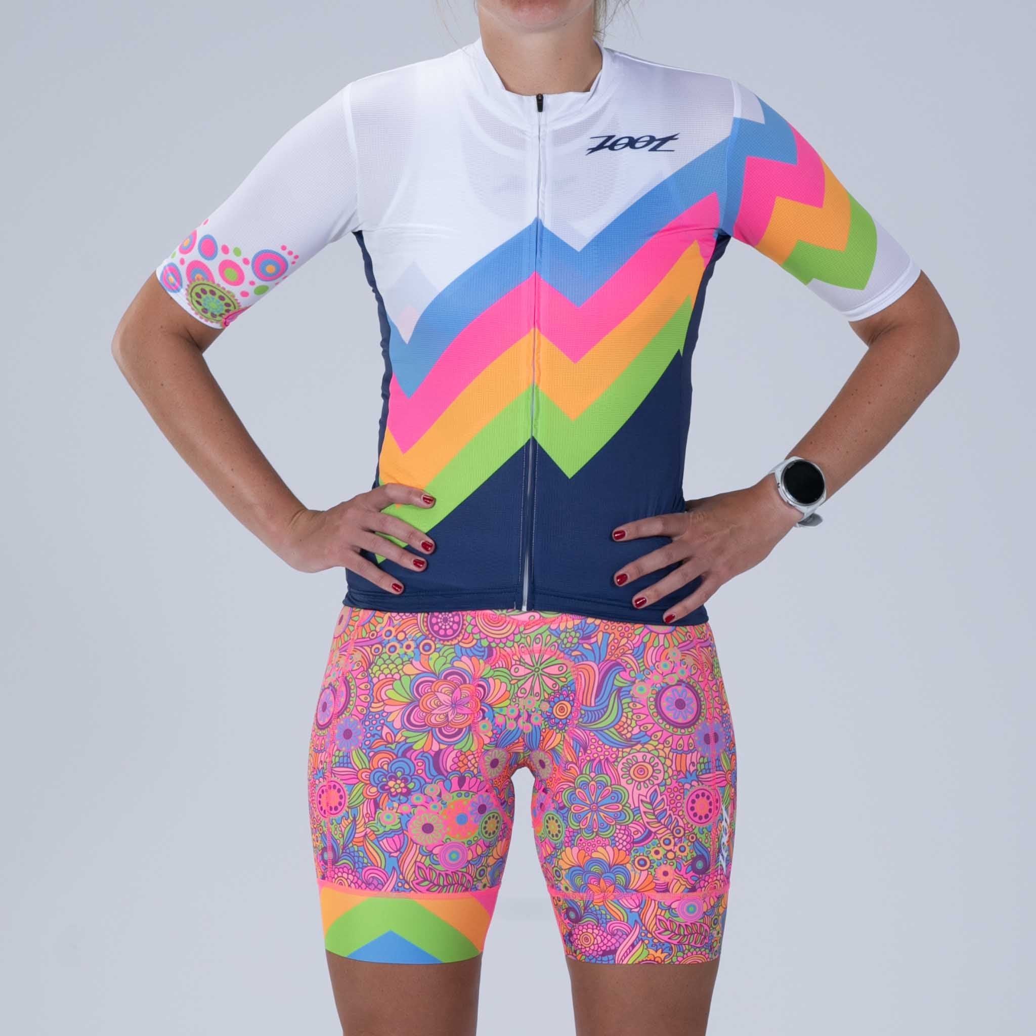 Zoot Sports CYCLE JERSEYS Women's Ltd Cycle Aero Jersey - Salty Groove