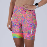 Zoot Sports CYCLE SHORTS Women's Ltd Cycle High Waist Short - Salty Groove