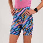Zoot Sports Cycle Shorts Womens LTD Cycle High Waist Short - Unbreakable