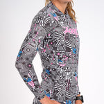 Zoot Sports Cycle Tops Womens LTD Cycle Sun Stop Ls Jersey - American Rebel