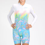 Zoot Sports CYCLE TOPS WOMENS LTD CYCLE SUN STOP LS JERSEY - LIVE ALOHA