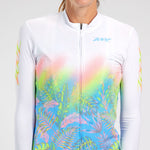 Zoot Sports CYCLE TOPS WOMENS LTD CYCLE SUN STOP LS JERSEY - LIVE ALOHA