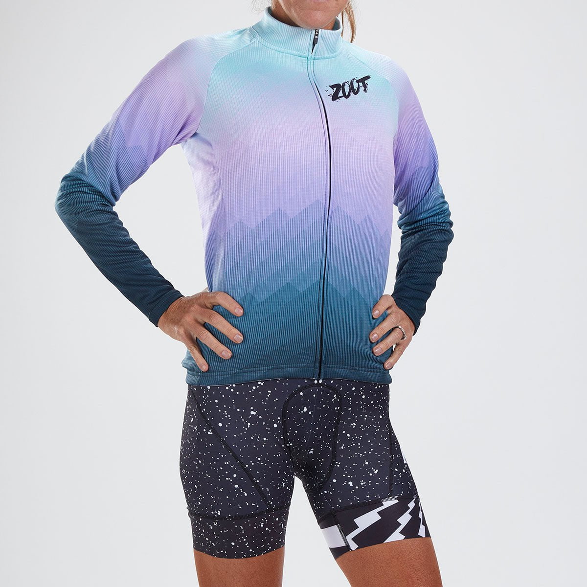 Zoot Sports Cycle Tops Womens LTD Cycle Thermo Jersey - Kona Ice