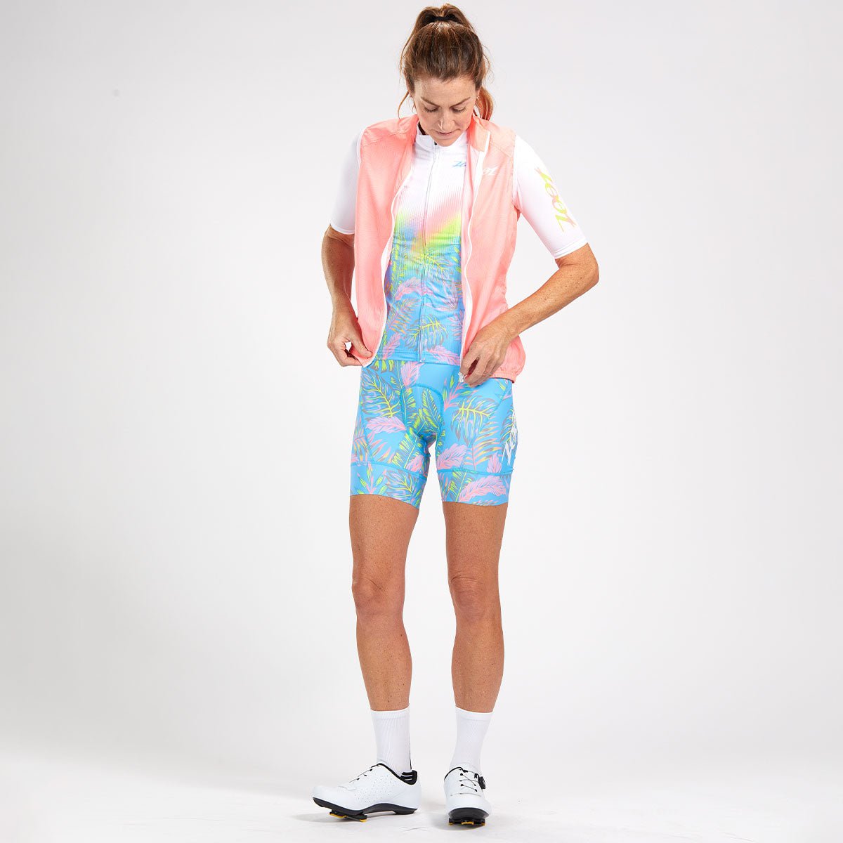 Zoot Sports Cycle Tops Womens LTD Cycle Vest - Live Aloha