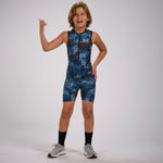 Zoot Sports KIDS YOUTH LTD Protege TRI RACESUIT - RACE DIVISION NAVY