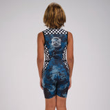 Zoot Sports KIDS YOUTH LTD Protege TRI RACESUIT - RACE DIVISION NAVY