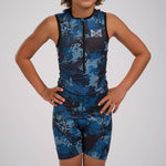 Zoot Sports KIDS YOUTH LTD Protege TRI RACESUIT - RACE DIVISION NAVY