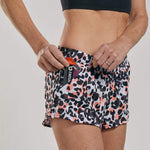 Zoot Sports RUN APPAREL WOMENS LTD RUN 3" CLASSIC SHORT - SAFARI