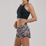 Zoot Sports RUN APPAREL WOMENS LTD RUN 3" CLASSIC SHORT - SAFARI