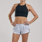 Zoot Sports RUN APPAREL WOMENS LTD RUN 3" CLASSIC SHORT - WHITE SANDS