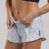 Zoot Sports RUN APPAREL WOMENS LTD RUN 3" CLASSIC SHORT - WHITE SANDS