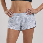 Zoot Sports Womens LTD Run 3 Inch Classic Short - White Sands