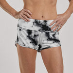 Zoot Sports Womens LTD Run 3 Inch Short - Black Tie Dye