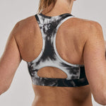 Zoot Sports RUN APPAREL WOMENS LTD RUN BRA - BLACK TIE DYE