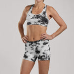 Zoot Sports RUN APPAREL WOMENS LTD RUN BRA - BLACK TIE DYE