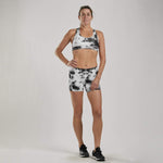 Zoot Sports RUN APPAREL WOMENS LTD RUN BRA - BLACK TIE DYE