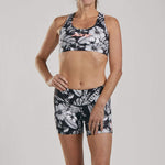 Zoot Sports Womens LTD Run Pulse Short - Flora