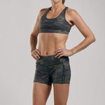Zoot Sports RUN APPAREL WOMENS LTD RUN PULSE SHORT - KONA CAMO