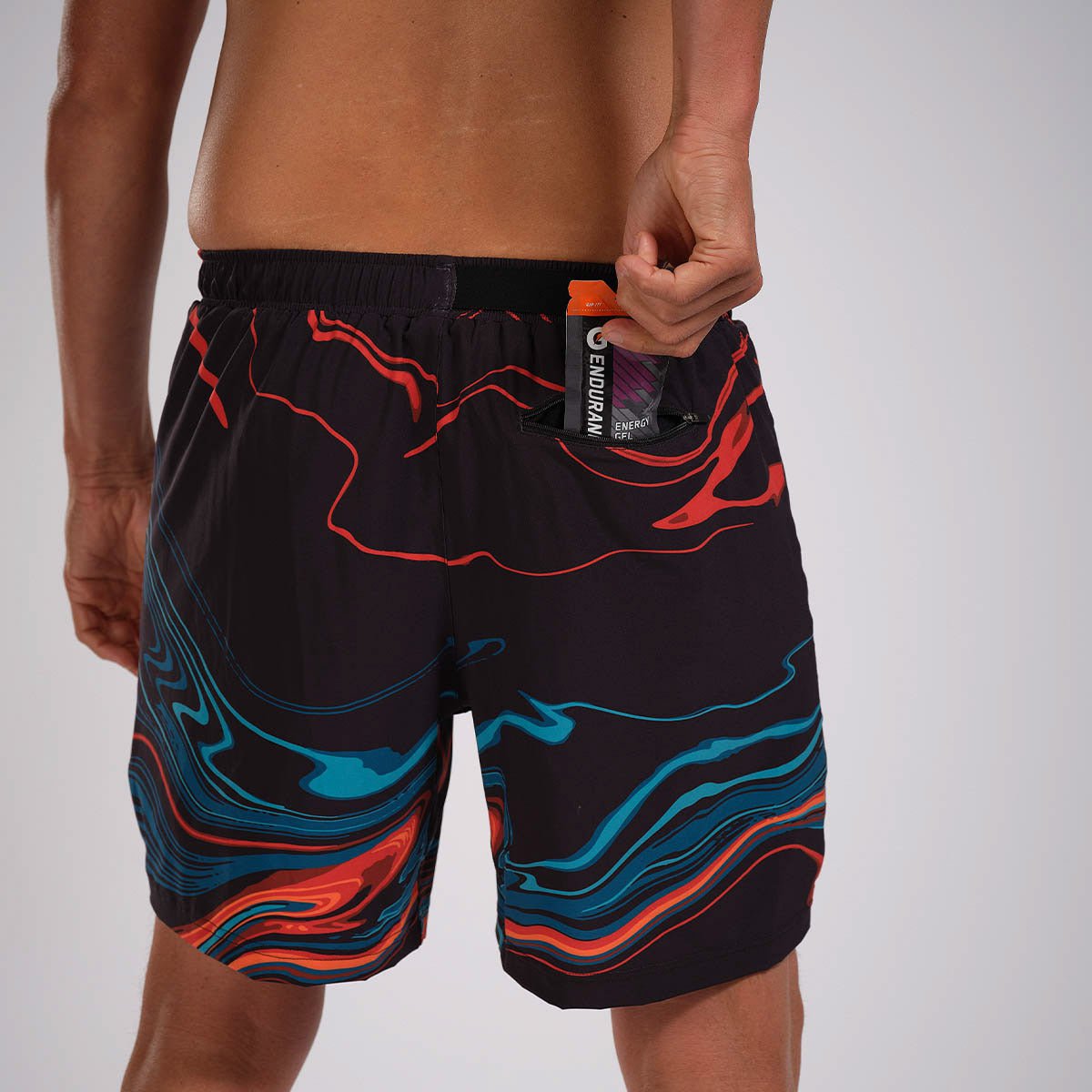 Zoot Sports Run Bottoms Mens LTD Run 7" Short - Lava