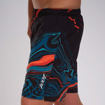 Zoot Sports Run Bottoms Mens LTD Run 7" Short - Lava