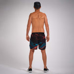 Zoot Sports Run Bottoms Mens LTD Run 7" Short - Lava
