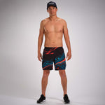 Zoot Sports Run Bottoms Mens LTD Run 7" Short - Lava