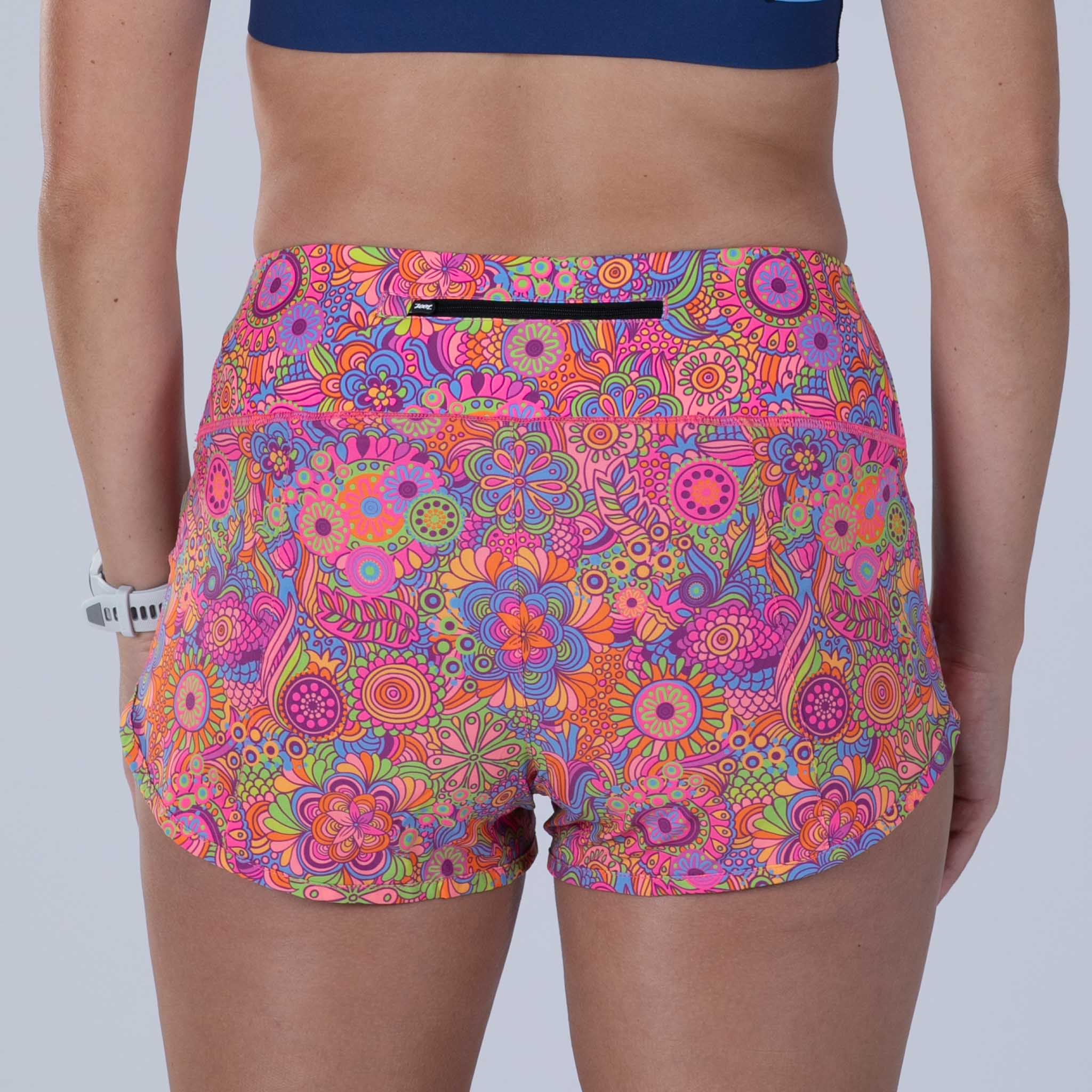 Zoot Sports RUN BOTTOMS Women's Ltd Run 3" Short - Salty Groove