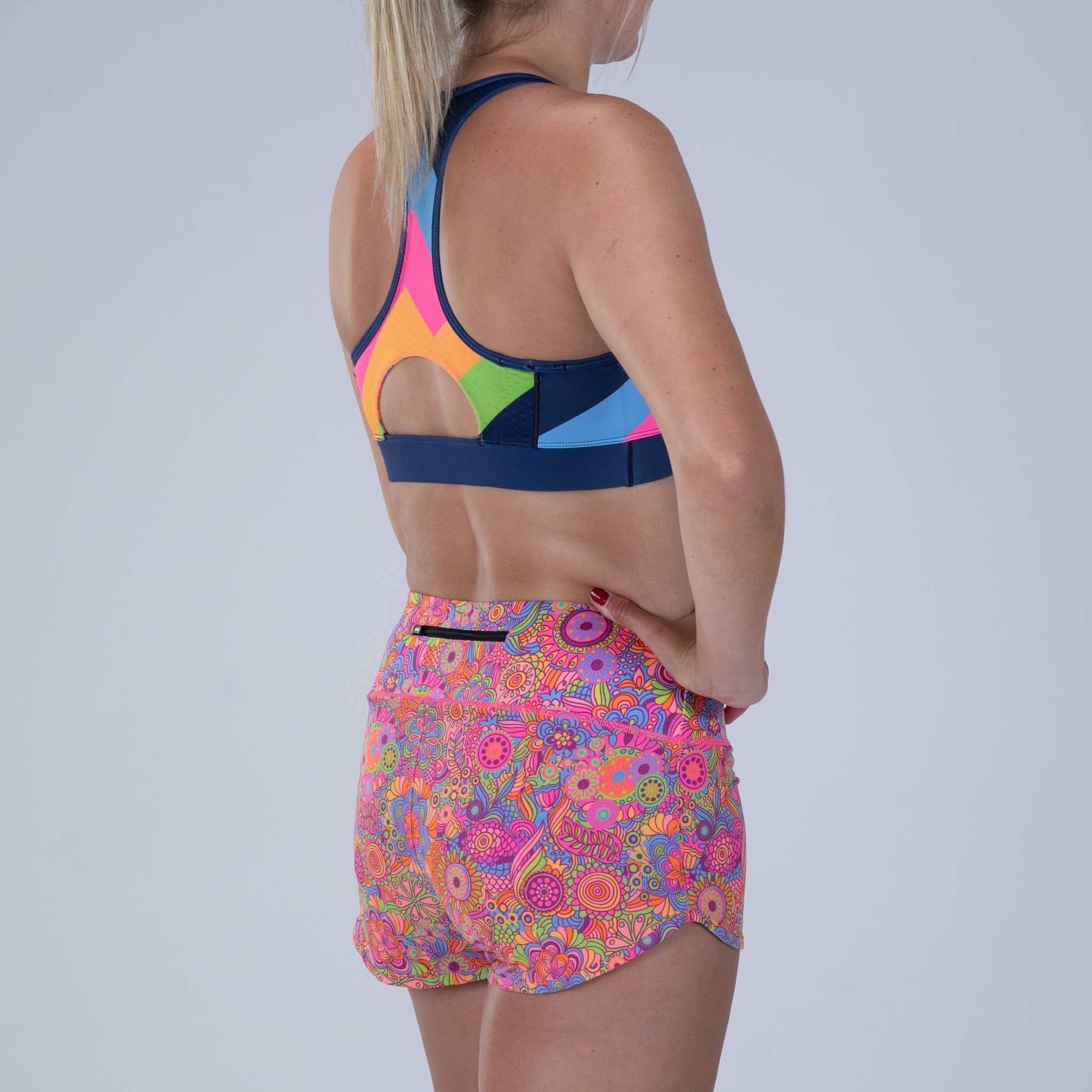 Zoot Sports RUN BOTTOMS Women's Ltd Run 3" Short - Salty Groove