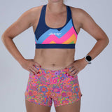 Zoot Sports RUN BOTTOMS Women's Ltd Run 3" Short - Salty Groove