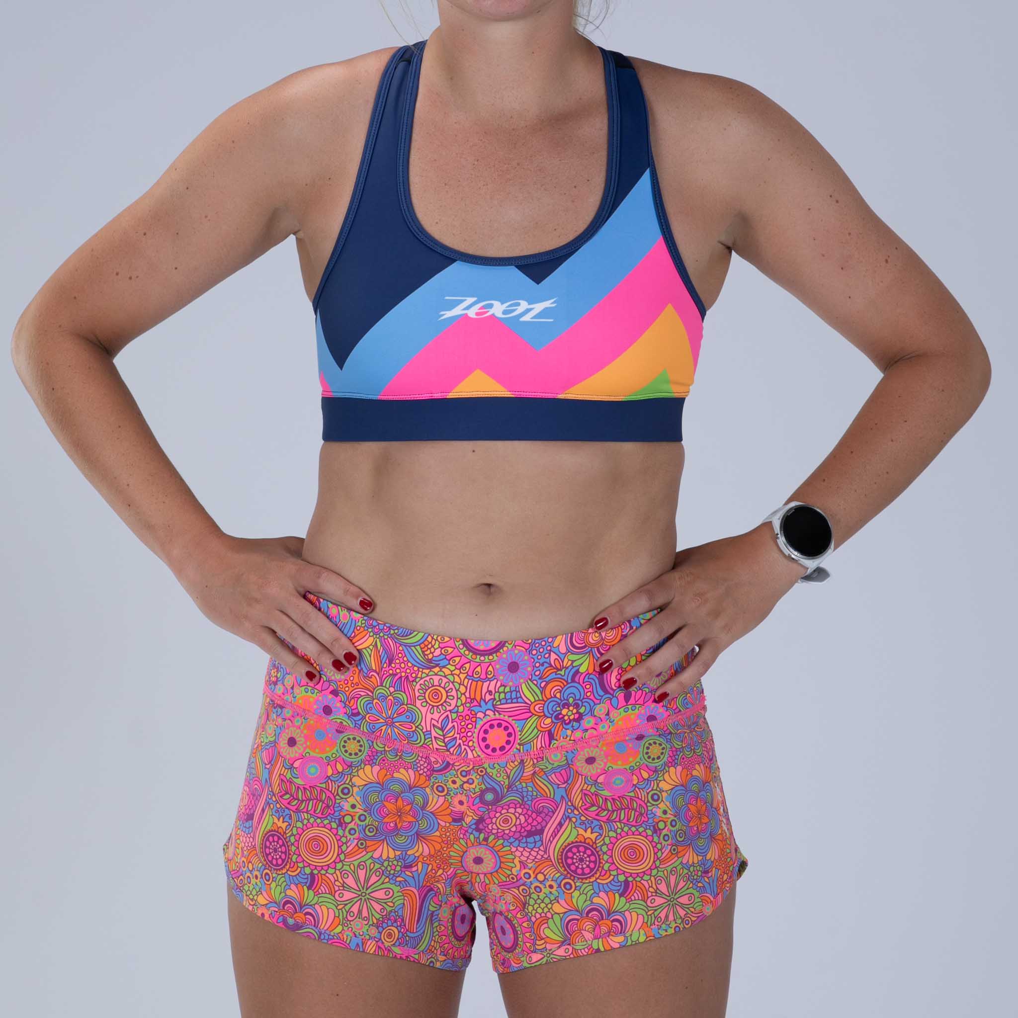 Zoot Sports RUN BOTTOMS Women's Ltd Run 3" Short - Salty Groove
