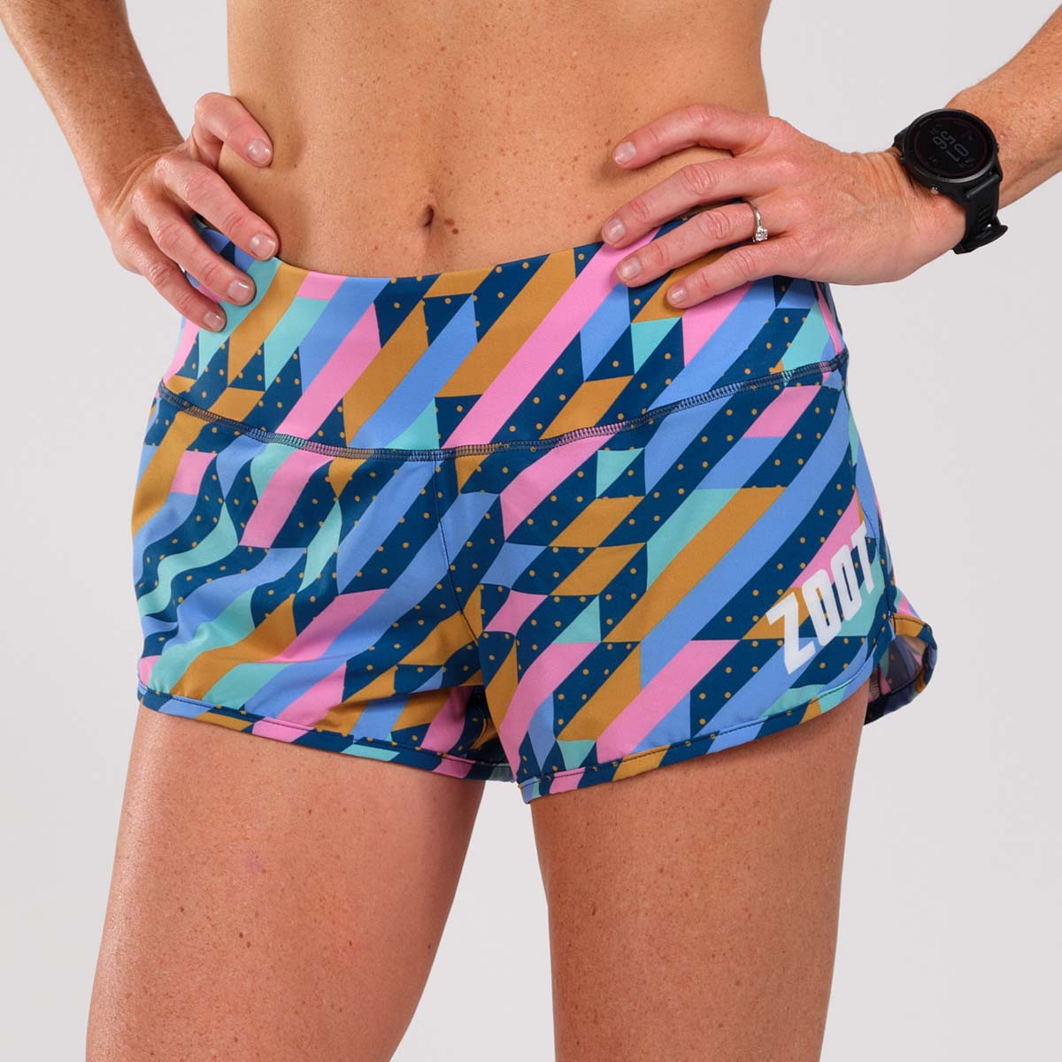 Zoot Sports Run Bottoms Womens LTD Run 3 Inch Short - Unbreakable