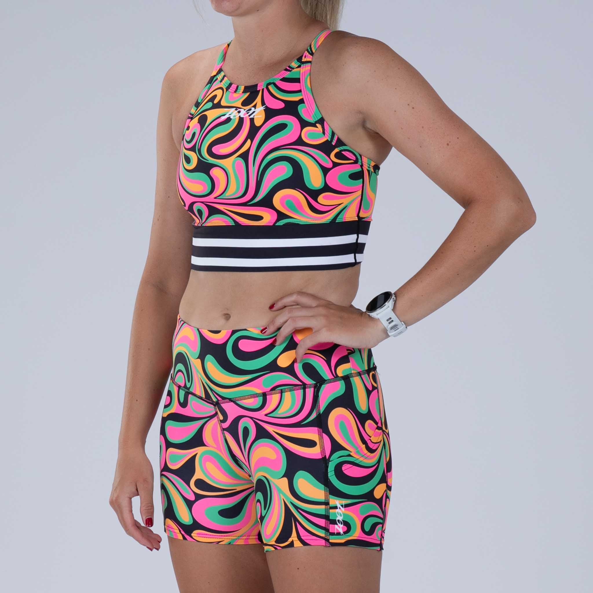 Zoot Sports RUN BOTTOMS Womens LTD Run Pulse Short - Fab