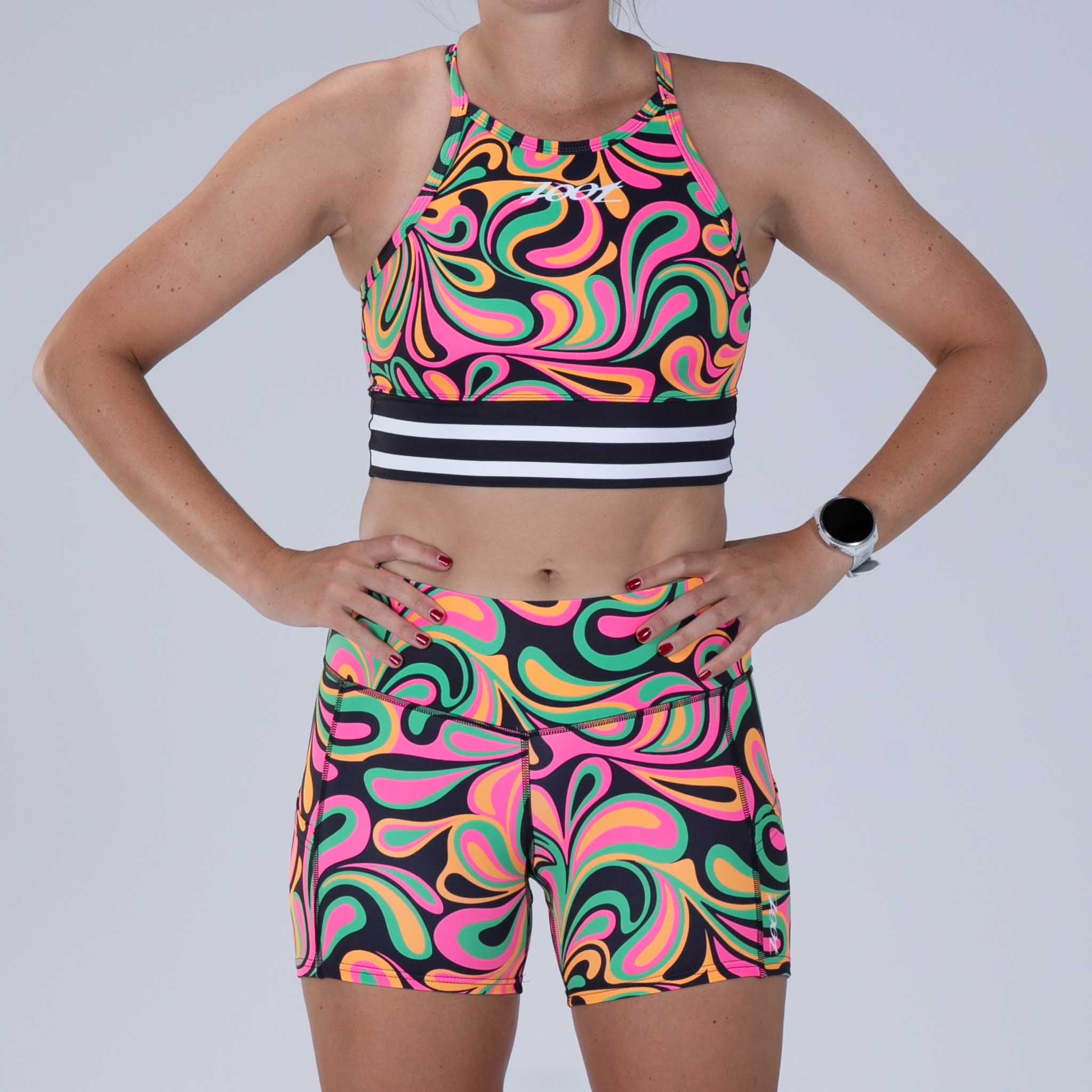 Zoot Sports RUN BOTTOMS Womens LTD Run Pulse Short - Fab